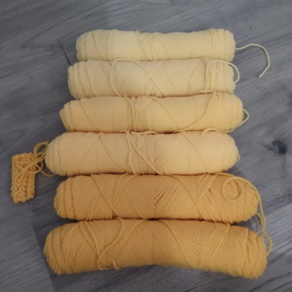 Six Yellow Skeins